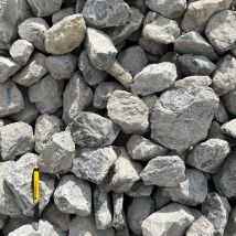 Big Bag Express - Pack 2 X Big Bag De 0,9m³ (+/- 2,6t) Ballast Ou Pierre À Gabion Gris Ø 80/150 Mm - Livraison Premium