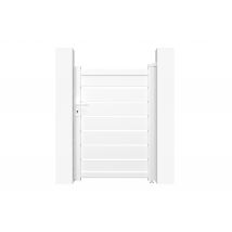 Casanoov - Portillon 1m Vogel H.140cm Aluminium Blanc