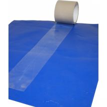 Adhésif De Réparation Bâches 50mm X 20m - Qualité Pro Tecplast Adhrep - Pour Tout Type De Bâches Dont Bâches Serre Et Toiles Pvc