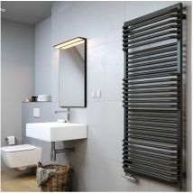 Otitec - Sèche Serviette Électrique Noir - Lux - 800 Watt - 84 X 70