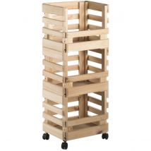 Caisse De Rangement Sur Roulettes Evolution (lot De 3) Astigarraga