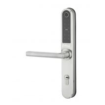 Thirard - Intelock - Paire De Poignées Connectées Intelock Multi, Pour Porte D'entrée, Entr'axes 85mm, Argent