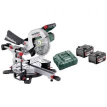 Metabo 614254920 Scie à onglet et radiale sans fil + batterie