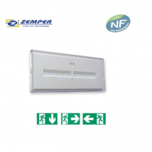 Zemper - Bloc Évacuation Sati 45 Lms Ip42/ik04 - 0,85w - Xena Flat - Xemper - Lxf-3045ex