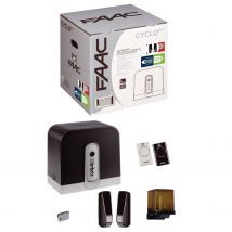 Kit Motorisation Faac Cyclo Kit Pour Portail Coulissant