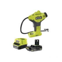 Ryobi - Pack RYOBI Compresseur 18V One Plus R18PI-0 - 1 Batterie 2.0Ah - 1 Chargeur rapide