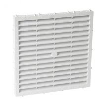 Nicoll Grille Façade Carrée À Combinaison Moust 200cm² Blanc