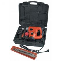 Ribimex - Perforateur-burineur Sds Plus 1500w 5j + 7 Accessoires En Coffret Prkit10pf Ribitech