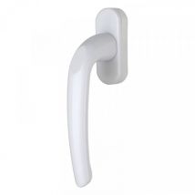Ouvre & Deco - Poignée De Fenêtre Pianosa, Aluminium Laqué Blanc