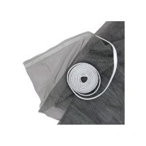 Volet Moustiquaire - Moustiquaire Repositionnable Tulle 130 Cm X 150 Cm Coloris Gris
