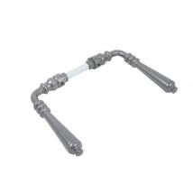 Bouvet - Béquille double Languedoc fer cémenté patiné 2 portées carré 8mm - BOUVET - 016522