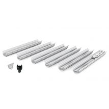 Mea - Système De Drainage Décoratif Decostone En Smc Avec Tôle Perforée En Acier Galvanisé Passage Piéton - (6x1m) Larg.utile 100mm