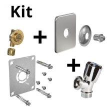 Watts - Kit Robifix Per Ø12 -f1/2 Glissement+cache Inox+rob Mal Mono
