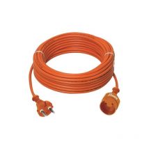 Ribimex Prolongateur Électrique Jardin 2x1,5 20m
