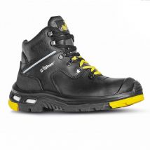 Upower - U-power - Chaussures De Sécurité Hautes Ultra Résistantes Ronan - Environnements Exigeants - S3 Src Esd Ci - Noir / Jaune - 41