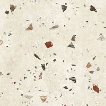 Tinker - Carrelage Effet Terrazzo Sonar Marfil 66x66 - Les Carreaux De Jean
