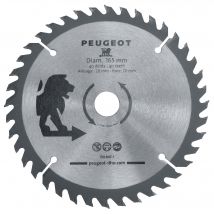 Lame À Pastilles Carbure 165mm Alésage 20mm 40t - Peugeot Outillage - 801325