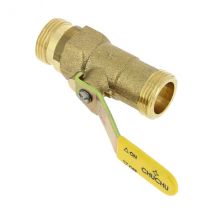 Gurtner - Vanne Gaz Naturel Poignée Jaune 500mbar Dn15 Mâle Mâle G3/4