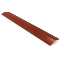Bacacier - Faîtière Double Plate Universelle | 2100 Mm Longueur Rouge Tuile | Ral 8012