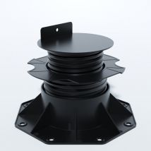 Mccover - Plot Réglable De 60 À 138 Mm Pour Terrasse Bois Et Composite Noir.09