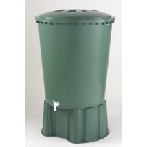 Garantia - Récupérateur D'eau Aérien Cylindrique Vert, 310 L