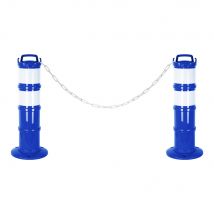 Novap - Kit De 2 Balises Modulables Bleue Avec Deux Bandes Rétroréfléchissantes - 1090224