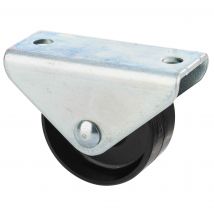 Tente - Roulette Avec Platine À Visser 45x15mm