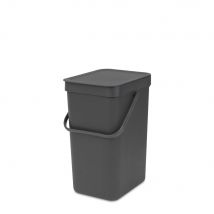 Poubelle 12l gris - Brabantia 109805