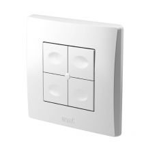 Télécommande Murale Multifonction Tlm4-up Urmet With Yokis - 4 Touches - Zigbee 3.0 - Blanc