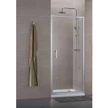 Porte Pivotante De Douche Alterna Concerto Ouverture Réversible Profilé Argent Brillant - 3330187