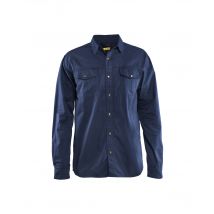 Blakläder - Chemise Twill Blaklader Homme 100% Coton Marine M