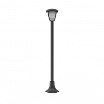 Xanlite - Lampadaire filaire noir 112cm rétro IP44