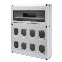 Panneau Gewiss 20 Modules 8 Brides Pour Prises Industrielles