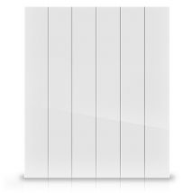 Hjm-radiateur Ava Horizontal À Inertie Céramique 1000w – Fabriqué En Espagne. Économique, Programmable Et Innovant