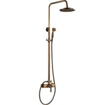 Valaz Barre De Douche Antique Dorée Vintage À Levier Unique Rétro Série Ulla