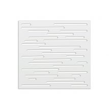 Nortene - Panneau Décoratif Nautic Blanc - 1 M Carré En Résine Polypropylène - Fixé Au Mur