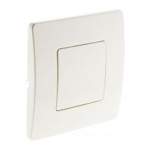 Plaque Cache Boîte 80x80mm - Blanc - Venus - Zenitech