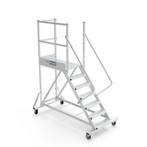 Matisere - Plateforme roulante 15 marches - Hauteur max. de travail 5.00m - PTF115G-RS