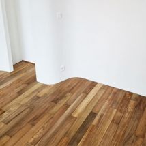 K Parquet - Parquet Massif Teck Huilé Naturel 120x15mm - Longueurs Variables De 300 À 1800mm