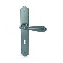 Ensemble De Porte Étroit Espalion Brionne Fer Patiné - Clé I - 1019422sp