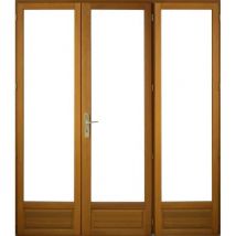 Porte Fenêtre Bois 3 Vantaux H215 X L180 Côtes Tableau Gd Menuiseries