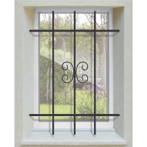 Dms - Grille De Defense Bidard Pour Fenetre H= 125 Cm X L= 140 Cm (côte Tableau)