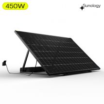 Sunology Play2 - Panneau Solaire Complet 450w Bifacial – Station Solaire Livrée Totalement Assemblée – Installation Au Sol Ou Au Mur