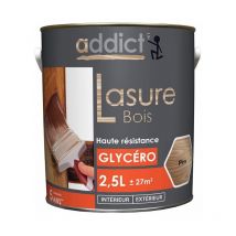 Lasure Bois Haute Résistance White Spirit Satin 0,75l Addict