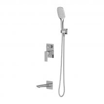 Omnires - Mitigeur Mécanique De Baignoire En Parma Pour Installation Encastrée Couleur : Chrome