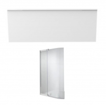 Tablier Frontal Jacob Delafon Baignoire Rectangulaire + Pare Bain Installation En Niche, Blanc Mat