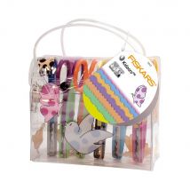 Fiskars - Set De 6 Ciseaux Cranteurs Kidzors