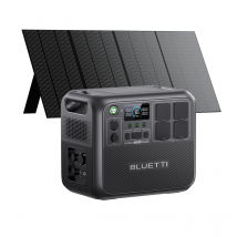 Bluetti Générateur Électrique Portable Ac200l (2400w/2048wh) Avec Panneau Solaire Pv350 (350w), Générateur Solaire Pour Camping, Maison, Les Urgences