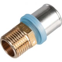 Raccord Droit Mâle - Diamètre 26 Mm - M 1' - Rbm