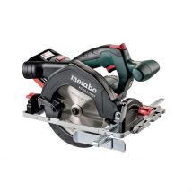 Scie Circulaire Portative Sans Fil 18 V Lihd 2x 8 Ah Diam 165 X 20 Mm Coupe 57 Mm Ks 18 Ltx 57 Metabo